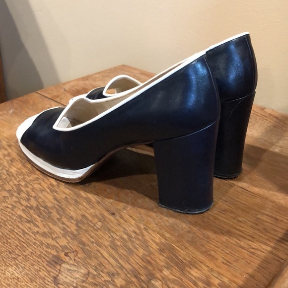 Bonwitt Teller Vintage peep toe heels size 6 - Picture 3 of 8